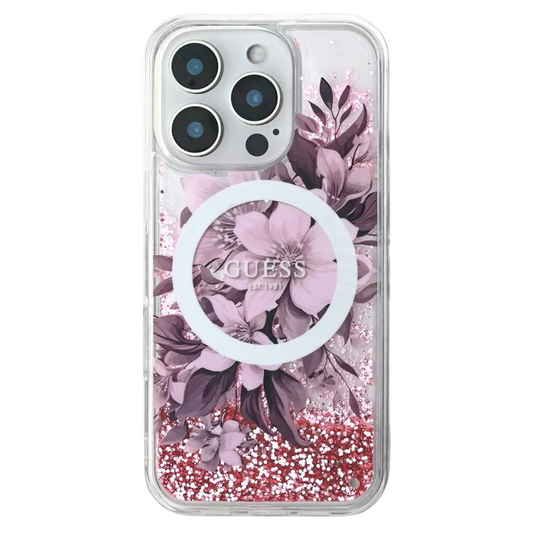 Max Guess Magsafe Blossom Funda Para Celular iPhone 16 Pro